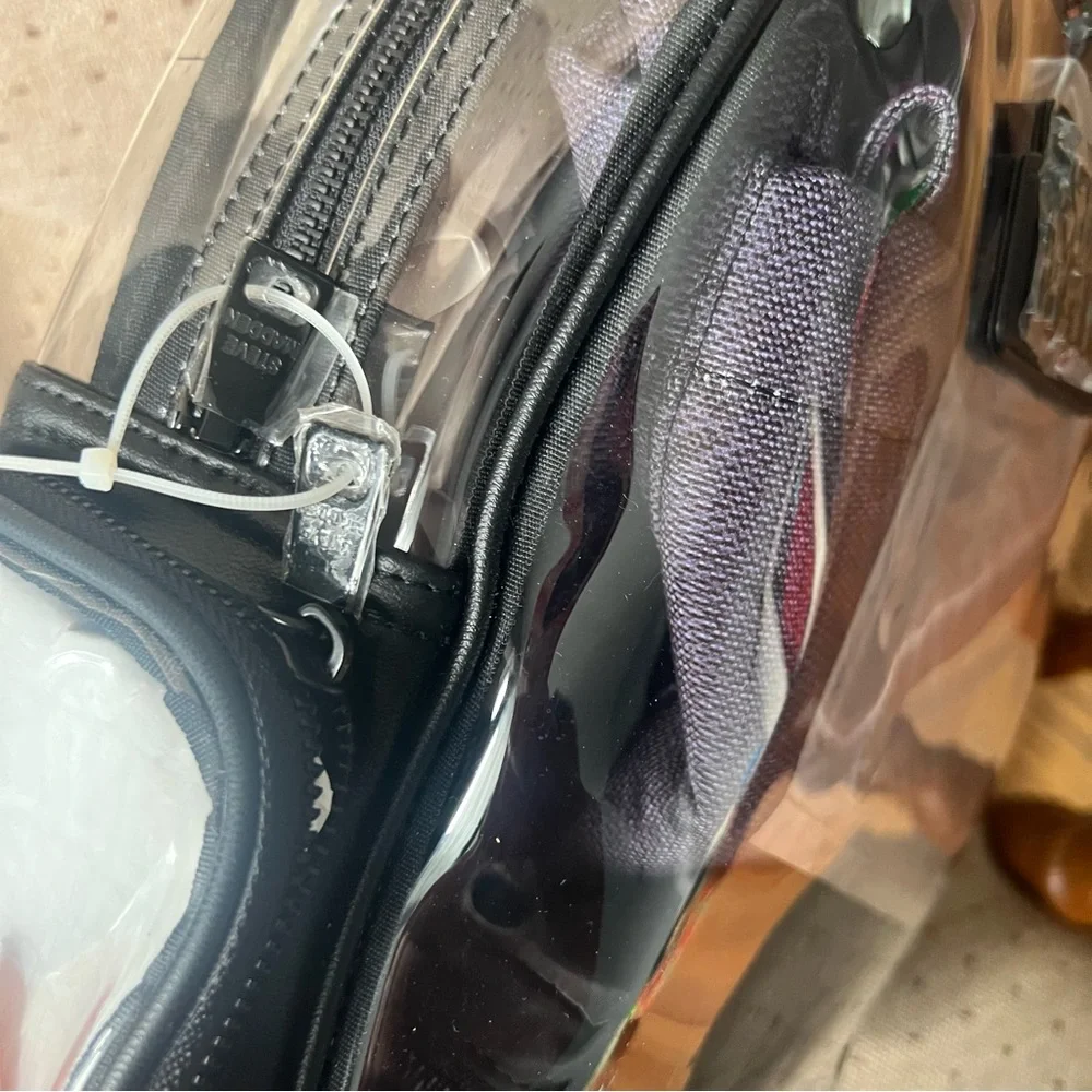 Steve Madden Birma clear logo back‎ pack set
